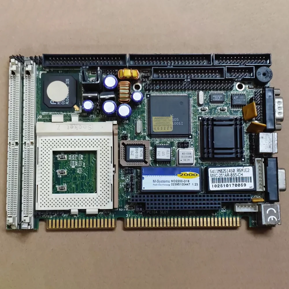 

ISA586 Industrial Control Motherboard Half length Board MSC-251AR-BS5-CH