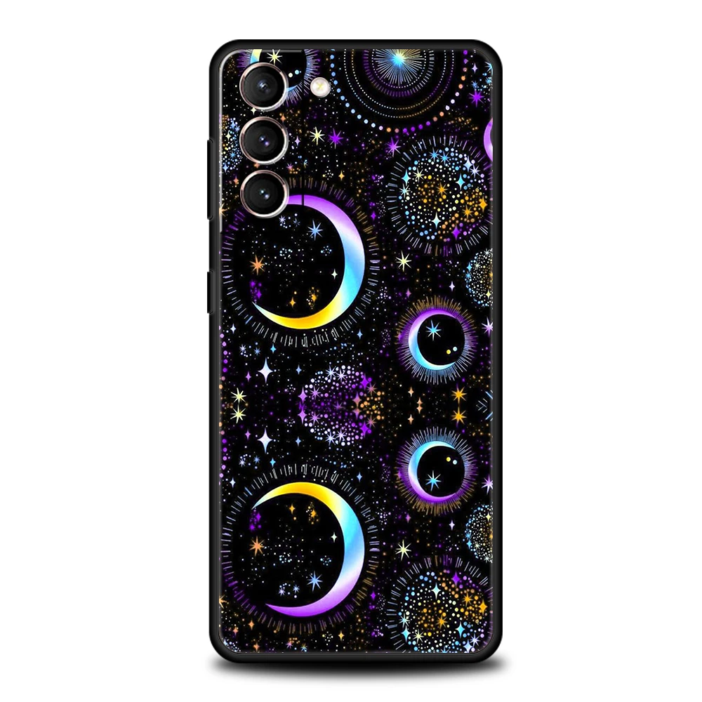 Witches Moon Tarot Mystery Totem Phone Case for Samsung Galaxy S24 S23 S22 S20 S21 FE Ultra S24 S23 S10 S10E S9 S8 Plus 5G Shell