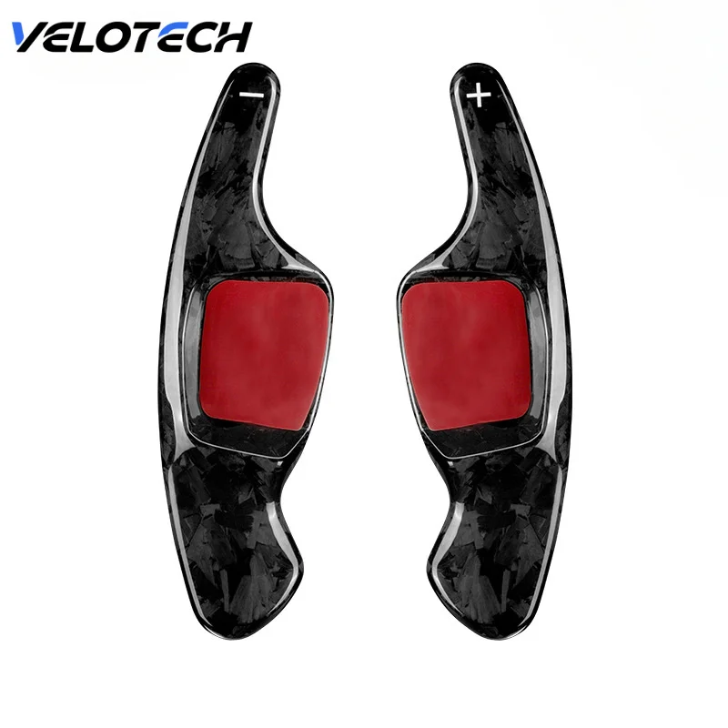 

For Volkswagen Tiguan Touran B8 Tiguan CC Real Carbon Fiber Car Steering Wheel Shift Paddle Shifter Extension Replacement