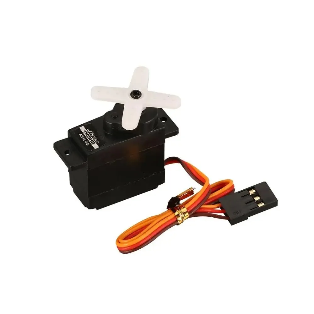 JX PS-1109HB 9g Micro Servo Plastic Gear Core Motor Large Torque 4.8V-6V for 1/18 RC Car Boat Plane Robot Model Toy Accessories