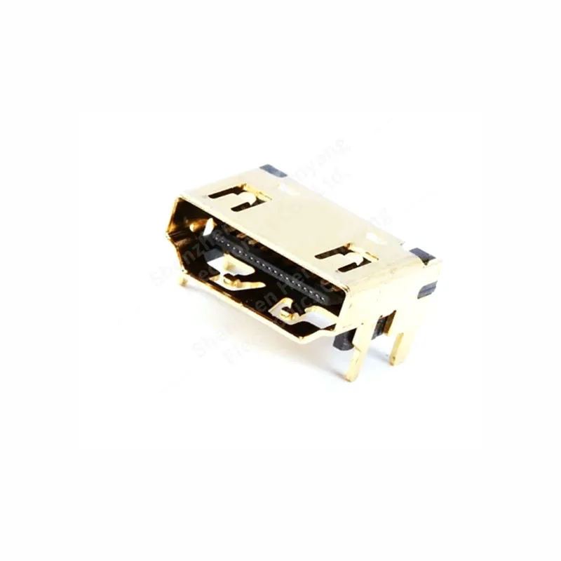 10PCS / 5PCS HDMI-Compatible Female Jack/Socket Connector 19PIN 19P Right Angle SMT SMD 90 Degree Gold-Plated HD 19 PIN