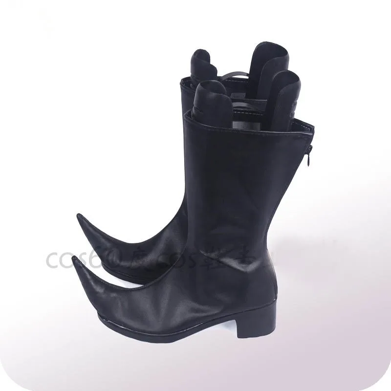 جوكر Amamiya Ren تأثيري أحذية لعبة P5 تأثيري الدعائم حذاء أسود اكسسوارات هالوين كرنفال أحذية الحفلات مخصص #2