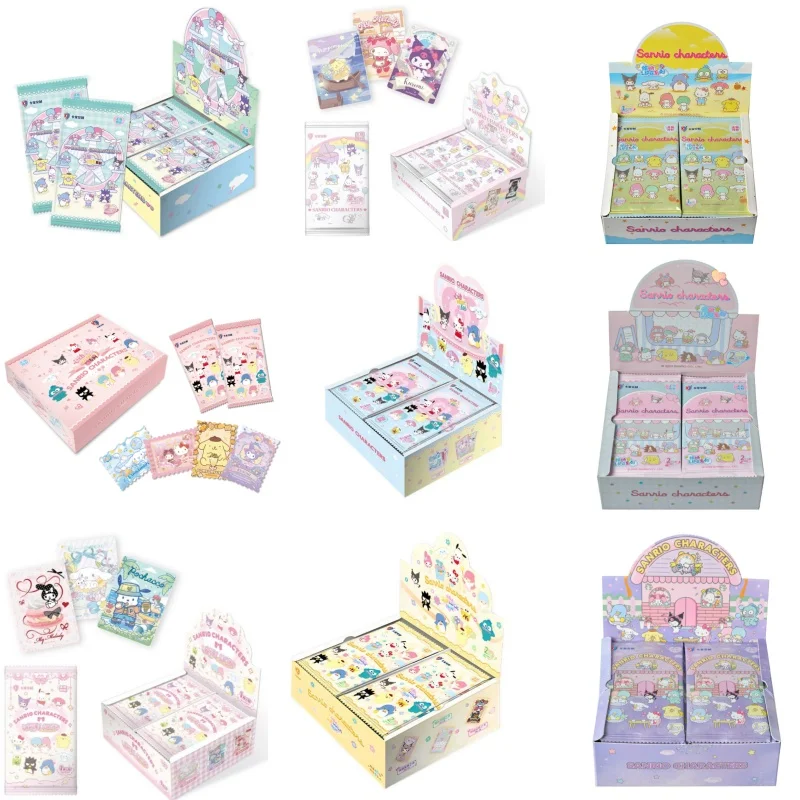 

Лидер продаж, оригинальная коробка для карт KABAO Sanrio HelloKitty Kuromi My Melody, слепая коробка, коллекционная игрушка-карточка для детского подарка на день рождения