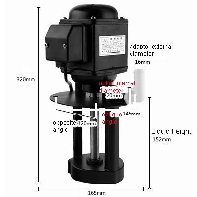 DOB-25/120W 220V Single Phase Machine Tool electric Grinder Oil Pump