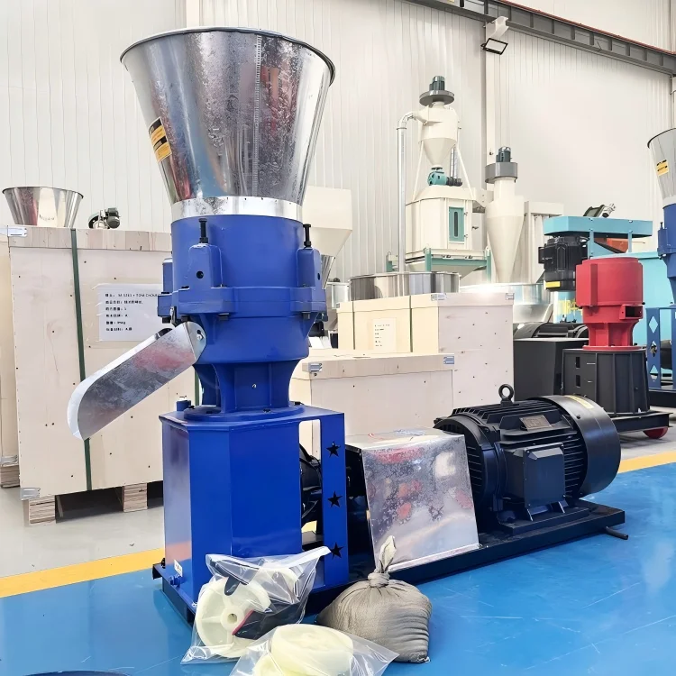 Household  Farm Use Feed Pellet Mill 2.5-8mm Pellet Size Adjustable Animal Feed Granulator for Chicken Duck Fish Pet Feed Making
