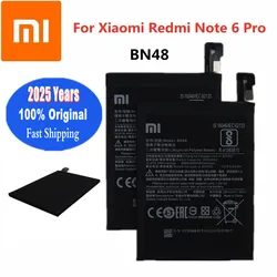 2025 Years High Quality 4000mAh BN48 Original Battery For Xiaomi Redmi Note 6 Pro 6Pro Red rice Note6 Pro Phone Battery Bateria