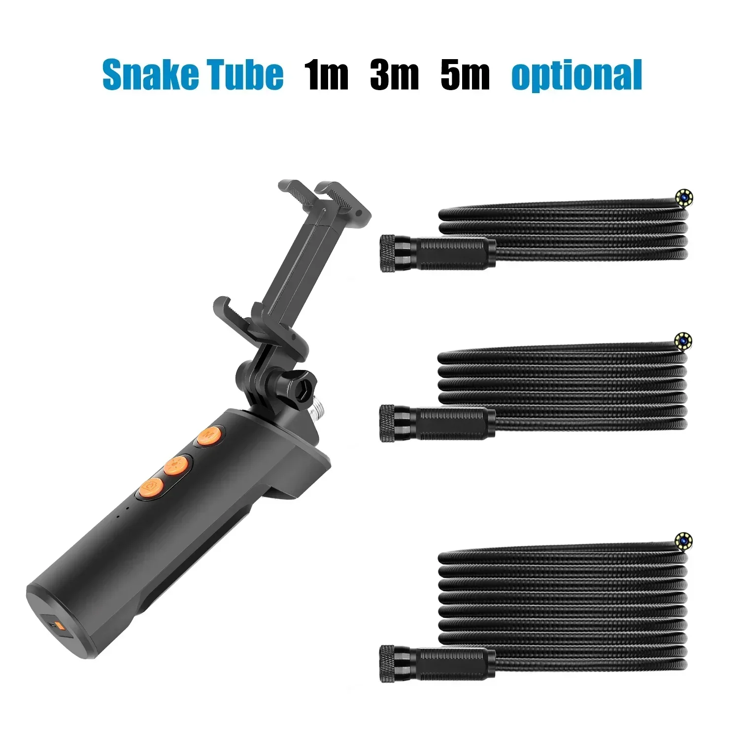 

HD1080P Mini Camera F280 2MP 8mm WIFI Dual-Lens Borescope Sewer Camera IP68 Waterproof Android Ios