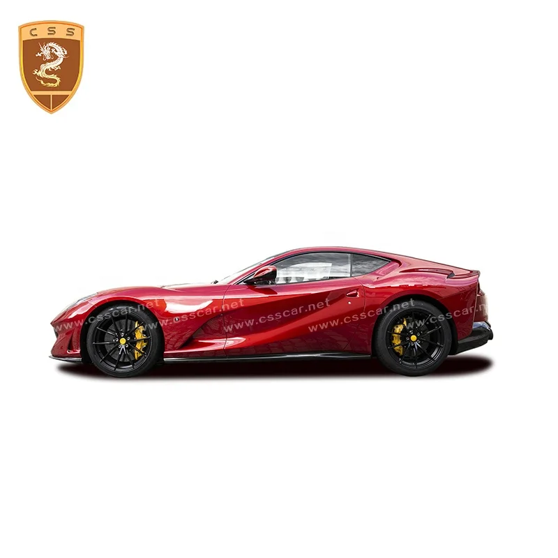 812 Bumper Side Skirt Carbon Fiber For Ferrari 812 Superfast Universal Side Skirts Extension