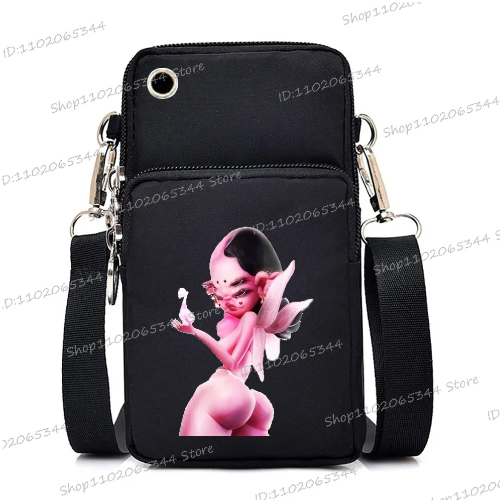 Melanie Martinez Portals Tour Crossbody Bags Women Men Aesthetic Music Album Purse Handbags Melanie Martinez Mini Phone Bag