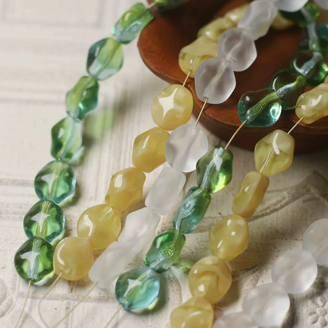20pcs  9*8mm  Loose Spacer Beads for Jewelry Making DIY Handmade Bracelets Earrings