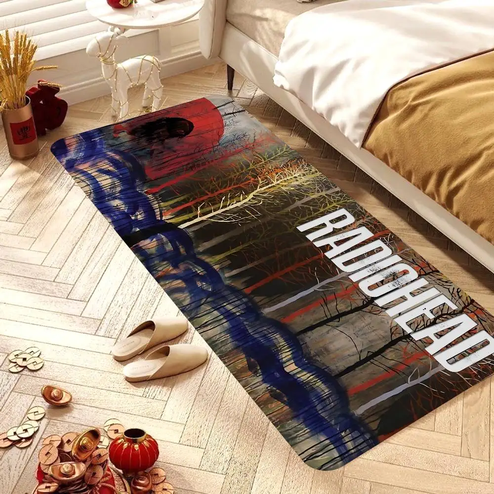 Band R-Radiohead OK Computer Bathroom Mat Kids Room Bedroom Decoration Balcony Anti-Slip Doormat Living Room Welcome Rug