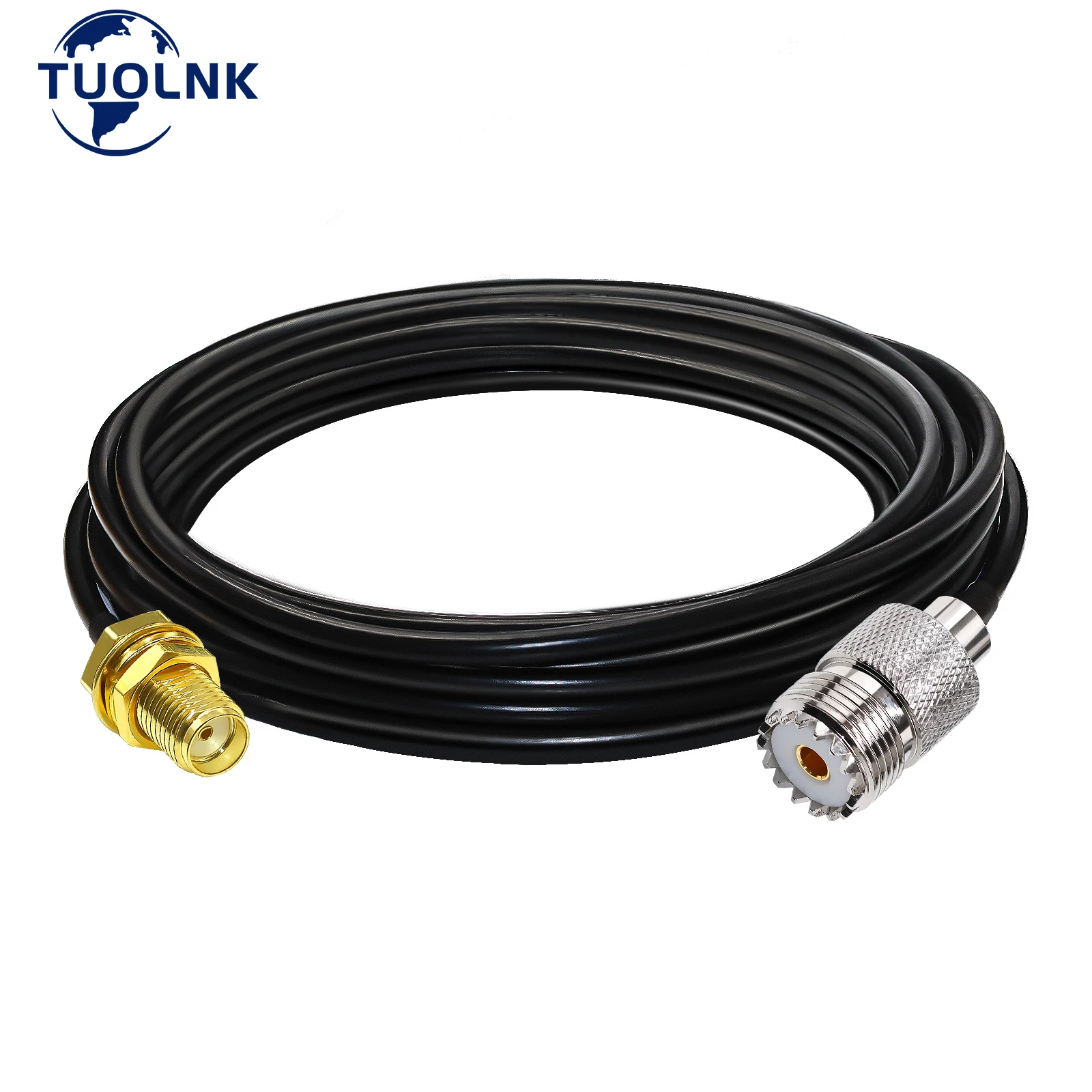 

SMA to UHF Jumper Cable RG58 SMA Female Jack to PL259 Female Extension Cable SO239 to SMA RF Coax Adapter Cable 30cm 50cm 1M 5M