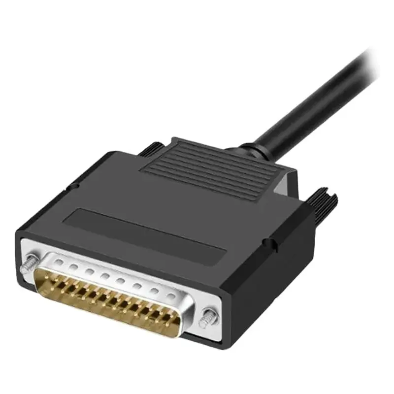 AB46-2-Row DB25 Male Female Solderless Connector D-Sub 25Pin Serial Port Plug Industrial Wire Parallel Port Breakout Terminal