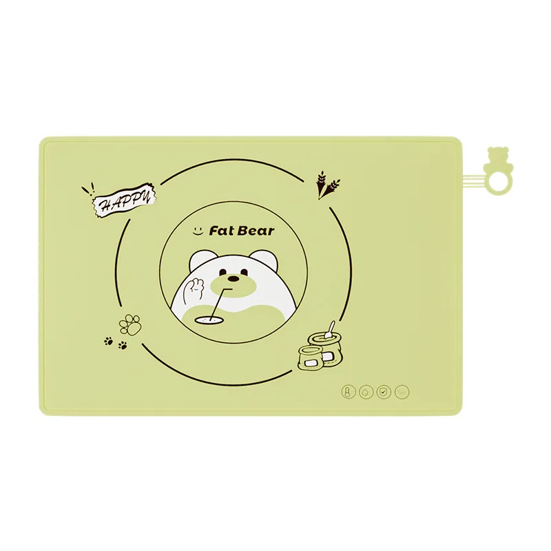 

Household waterproof oil silicone children's placemat, primary school students lunch cloth, non-slip table mat for eating meals