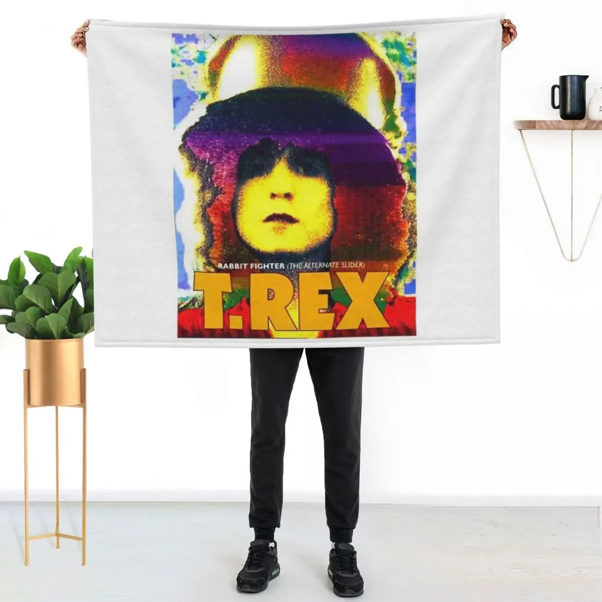 Rabbit Fighter T-S Throw Blanket Soft Tourist manga cosplay anime halloween Luxury Designer Blankets