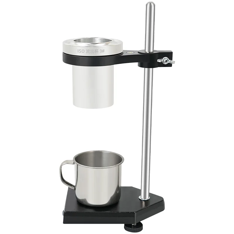 ISO Viscosity Cup Paint Color Paint Liquid Outflow Cup, Benchtop Viscometer No. 4 Flow Cup