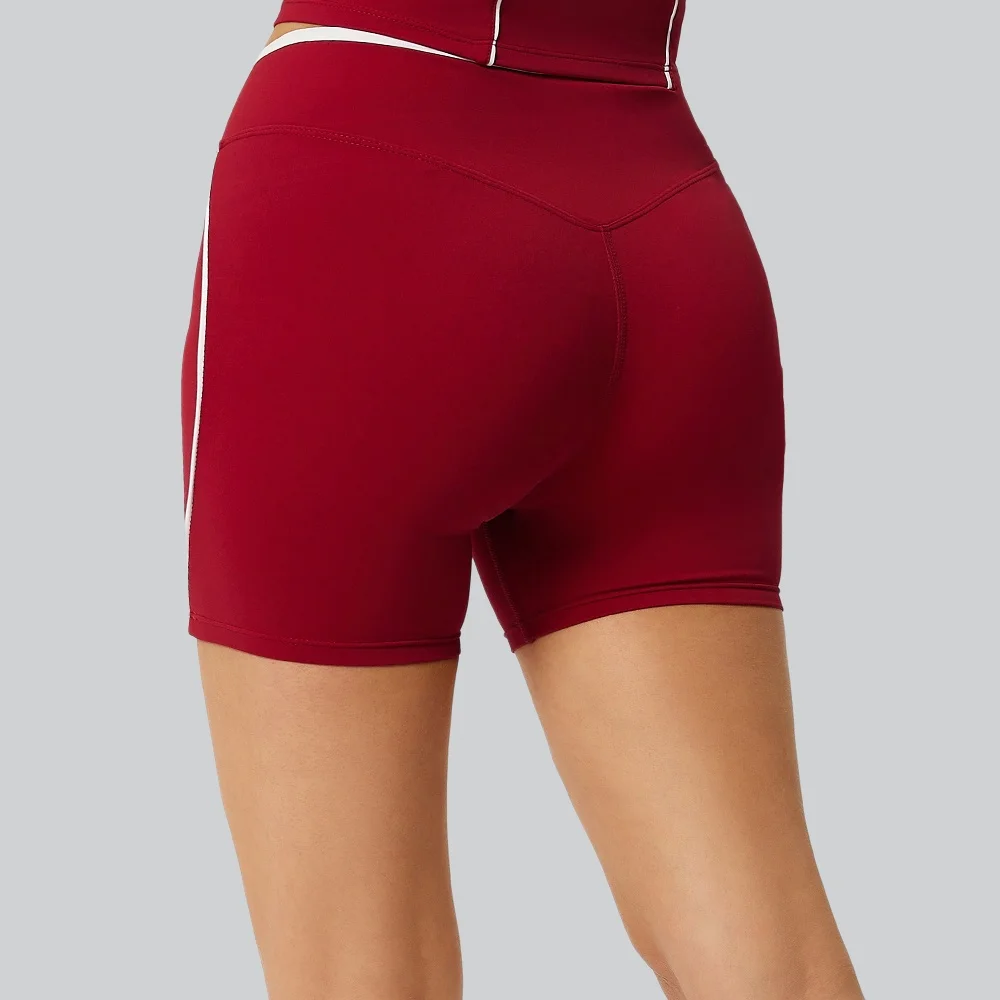 Summer Yoga Shorts Women High Waist Sports Shorts Fitness Yoga Lift Butt Fitness Ladies Workout Gym Running Tights Cycling Short