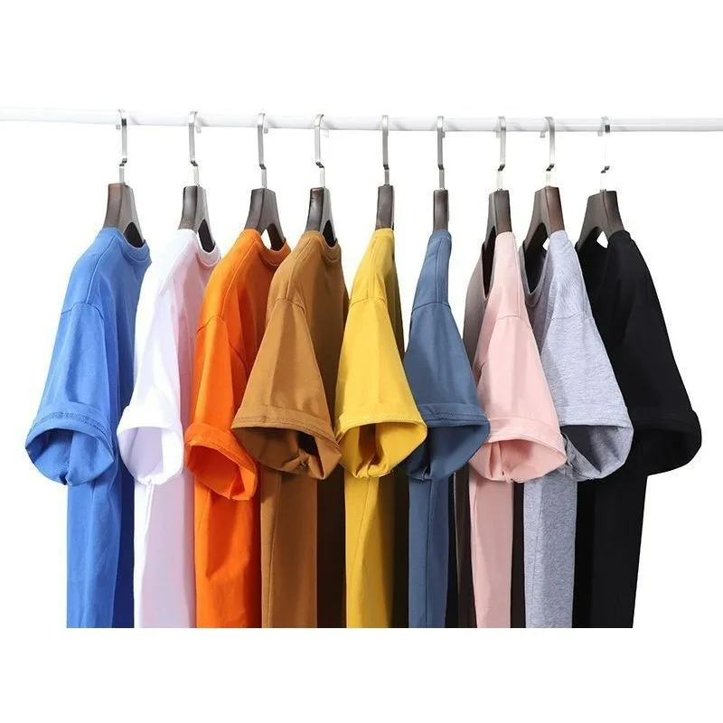 New Summer Collection Pure Cotton Short-sleeved T-shirts Men Stylish Cool American Brand Ins Style Loose Versatile Casual Top