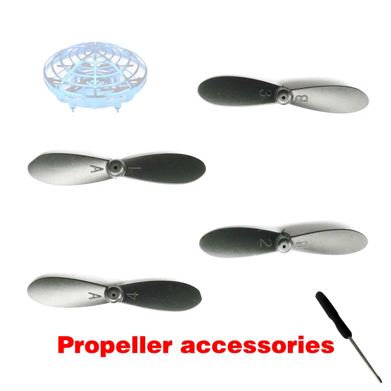 Mini UFO Drone 4PCS Propellers Accessories Extra Blades With A Screwdriver Spare parts Quadcopters Toys For Boys