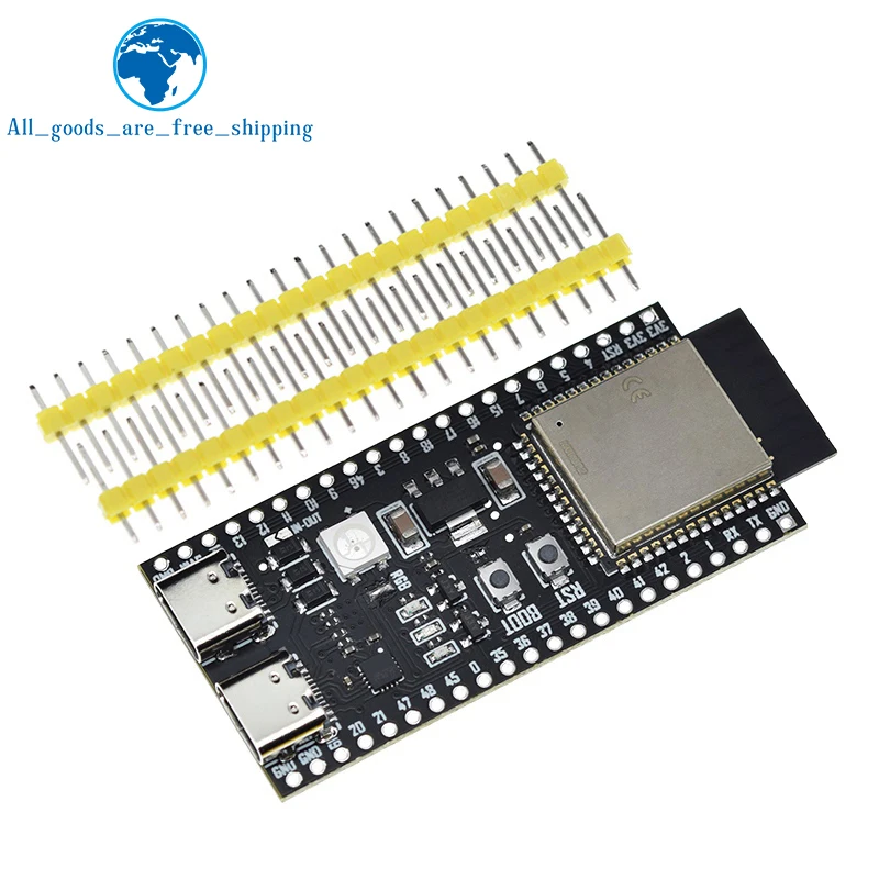 TZT ESP32-S3-DevKitC-1 ESP32-S3 WiFi Bluetooth-compatible BLE 5.0 Mesh Development Board ESP32 Wireless Module N16R8 image 5
