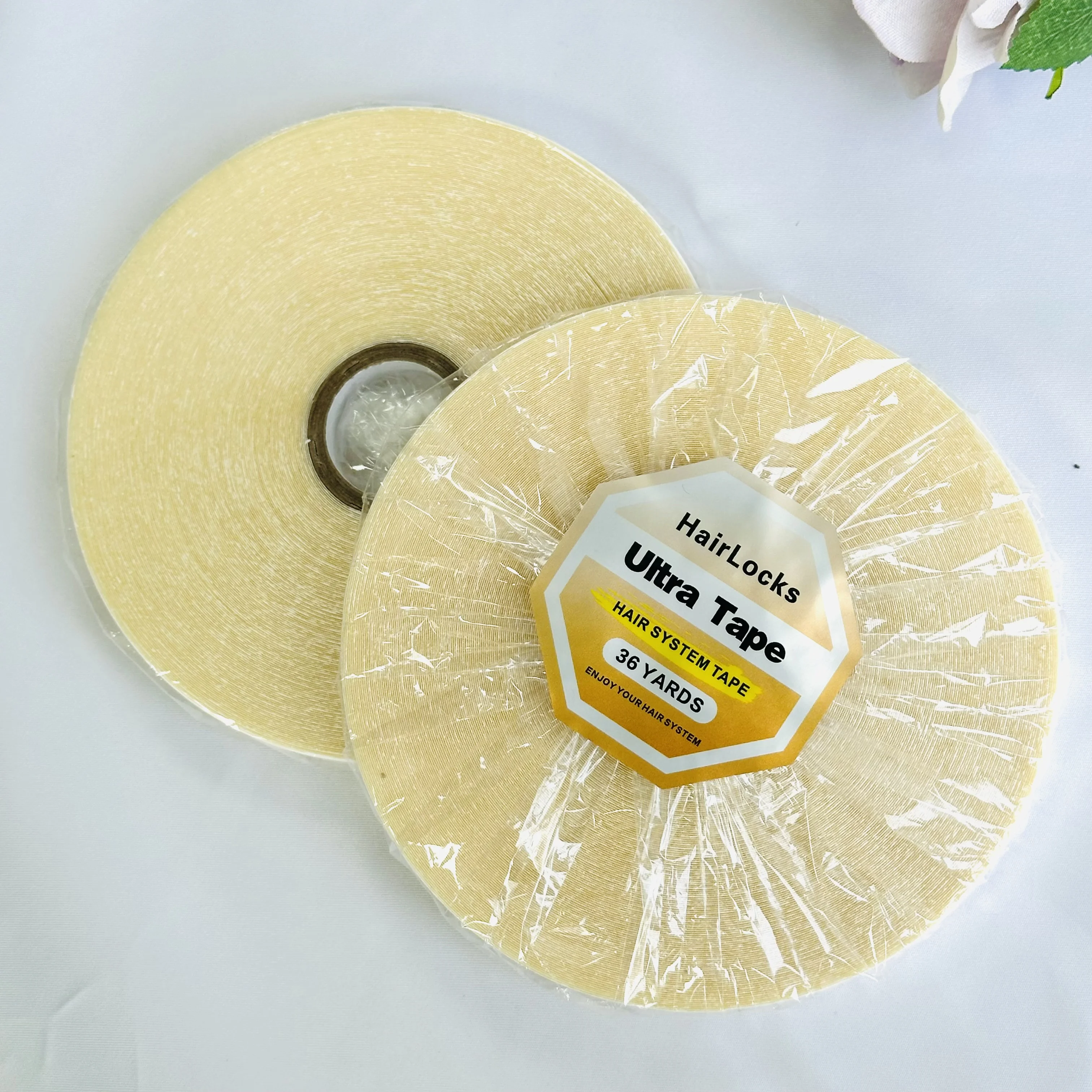 3/12/36 ياردة/لفة نظام الشعر الشريط ل وصلات شعر لا تألق الترابط على الوجهين الدانتيل شعر مستعار أمامي الشريط لاصق استبدال الشريط