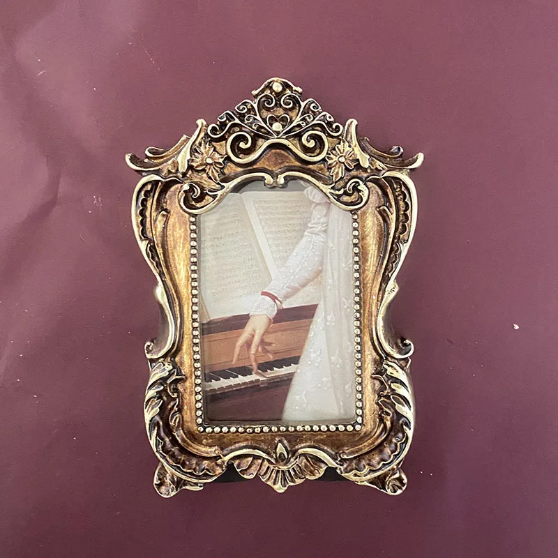 

Mutihome Photo Wall Decoration Resin Photo Frame Wall Hanging Picture Frame French Medieval Wedding Photo Wall Photo Frame