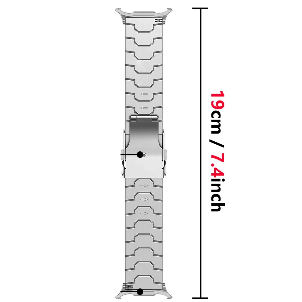 Титановый роскошный ремешок для Samsung Galaxy Watch Ultra 47 мм, ремешок для SAMSUNG ULTRA GALAXY 47 мм, мужской ремешок для часов Galaxy Ultra, браслет