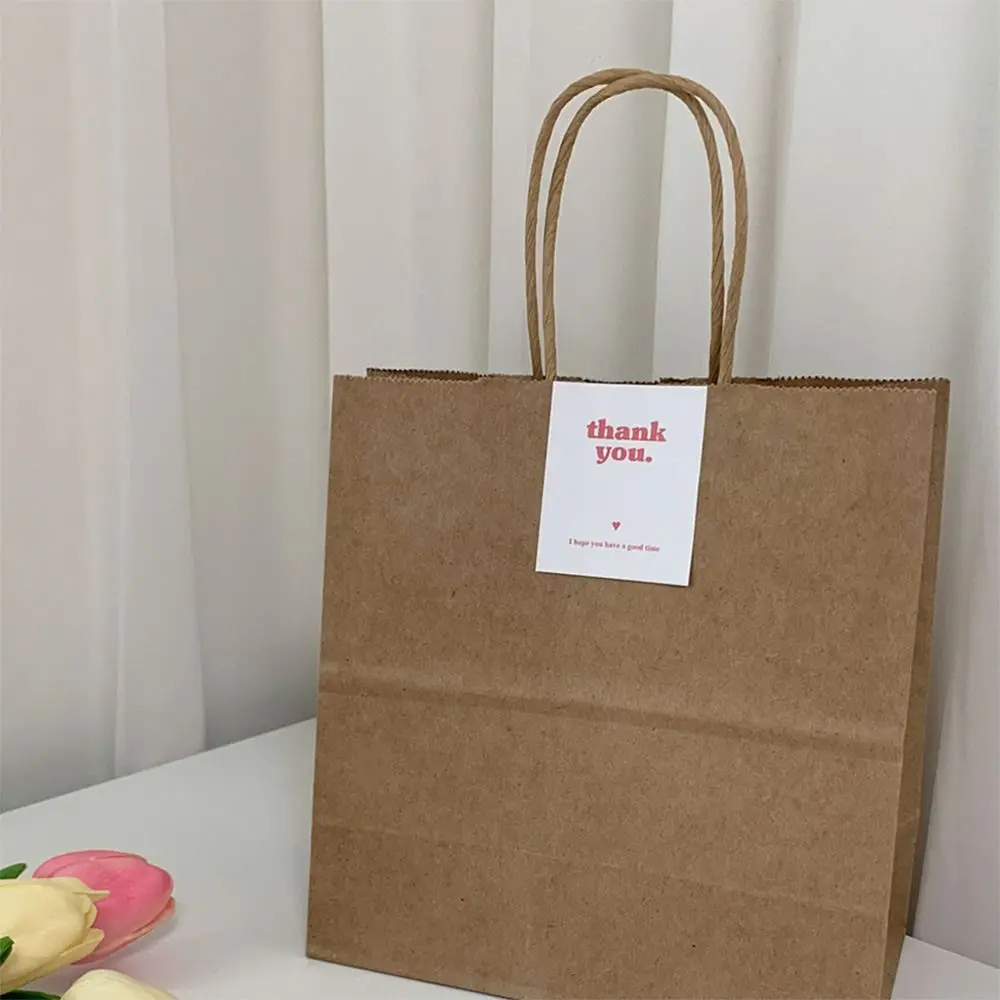 100Pcs Thank You Stickers Rectangular Label Sticker for Gift Package Express Delivery Delicate Fashion Sealing Stickers