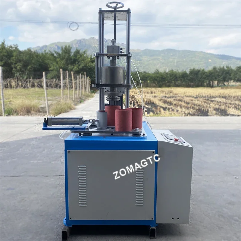 Round Cake Box Crimping Machine Cylinder Can Making  Paper Tube Core Rolling Machine Paper Tube Edge Curling Machine