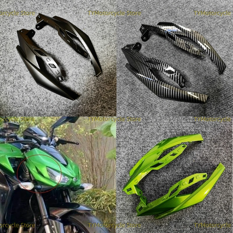 

Motorcycle Headlight Fairing Side Covers Cowls Fit For Kawasaki Z1000 2014 2015 2016 2017 2018 2019-2024