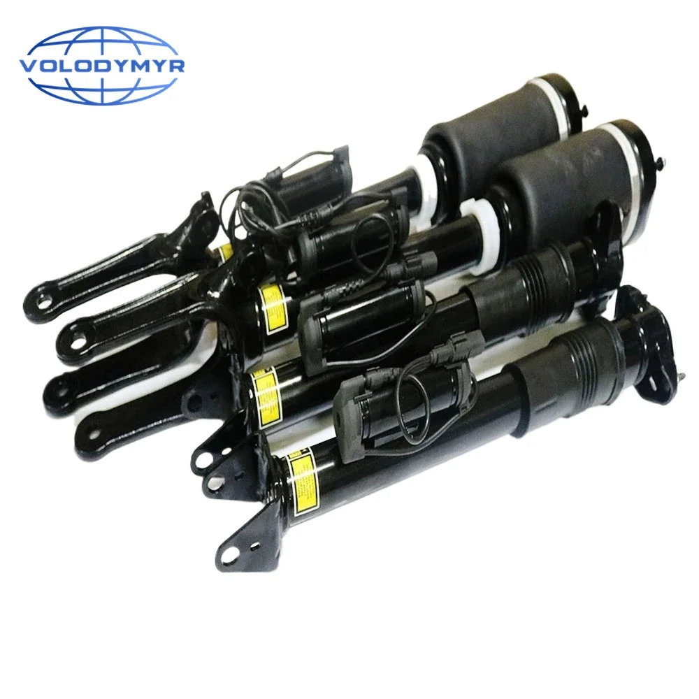 4pcs New Front&Rear Air Suspension For Mercedes Benz W164 ML320 ML350 ML450 ML500 GL With-ADS Electric 1643206013,1643202031