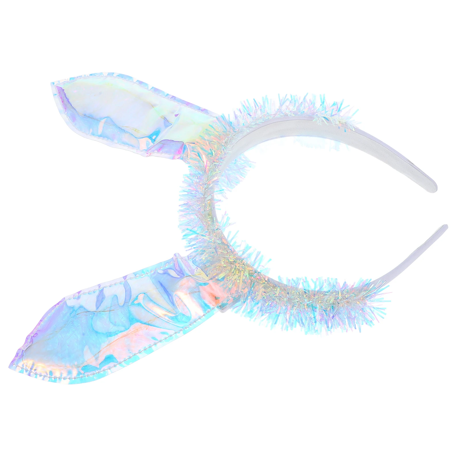 

Rabbit Ear Bunny Ears Headb With Rabbit Ear Hair Hoop PVC Wire Plastic Satin Women Headwear Party Cosplay Prop Accessories