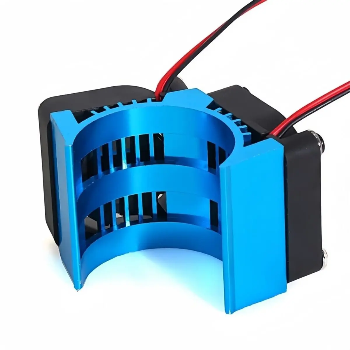 11·11COUPON Dual 40mm RC Motor Cooling Fan 40-42mm Compatible with 1/7 1/8 for for RC Car Fit 4074 4082 4268 Motors A
