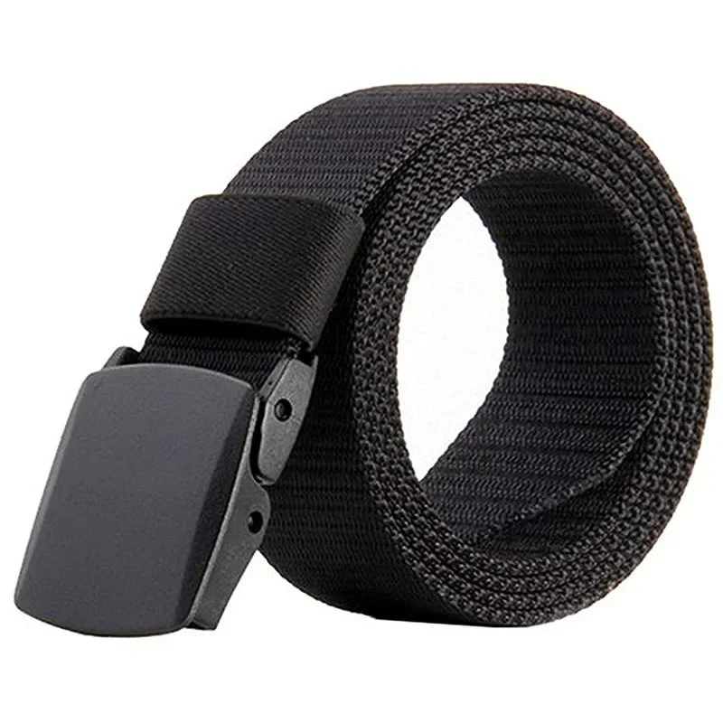 Klasyczny wojskowy nylonowy pasek z automatyczną klamrą Unisex Plus Size LONG 170 160 150 140 130cm Mężczyźni Kobiety Outdoor Tactical Canvas Belt