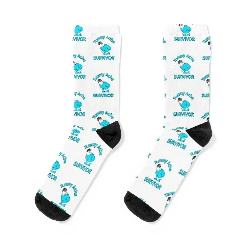 

Tummy ache survivor Socks kawaii FASHION cycling professional running Men's Socks Women's