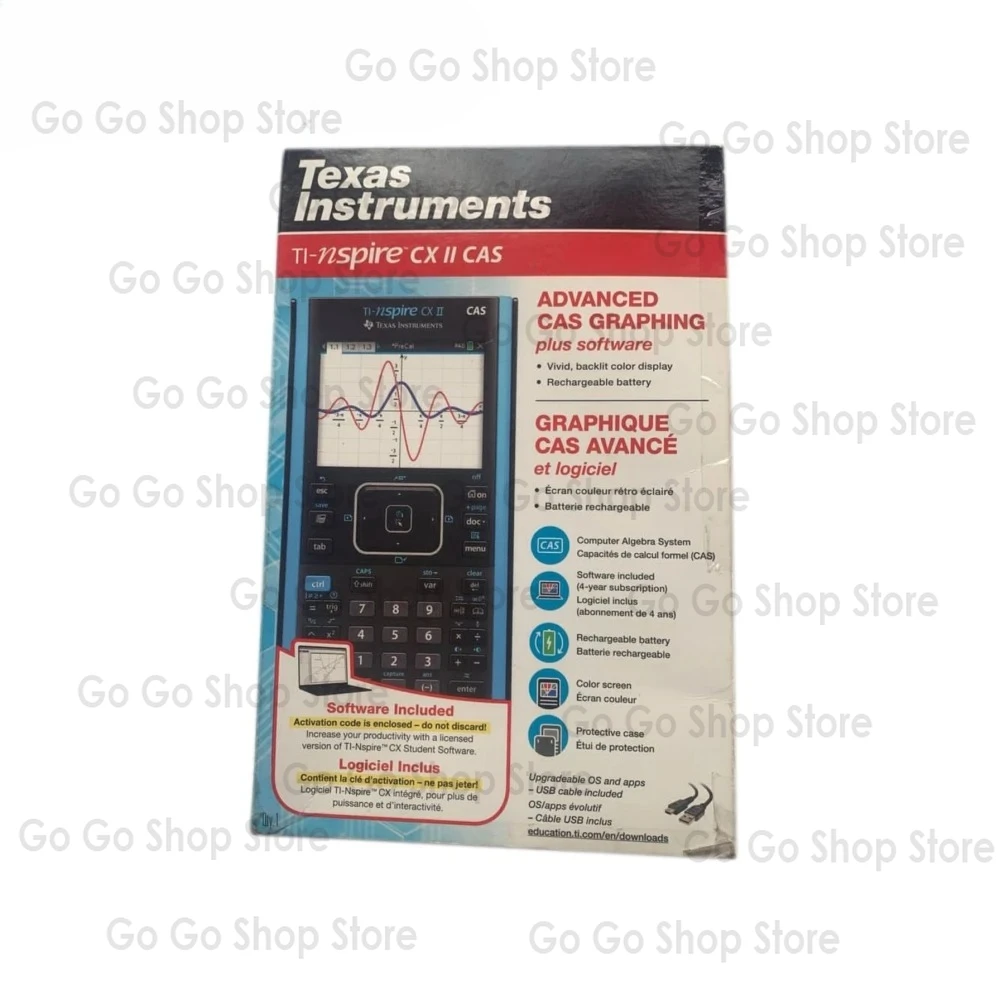 New 100% Calculator Ti Nspire Cx Cas II Color Graphics English Sat/ap Special Edition