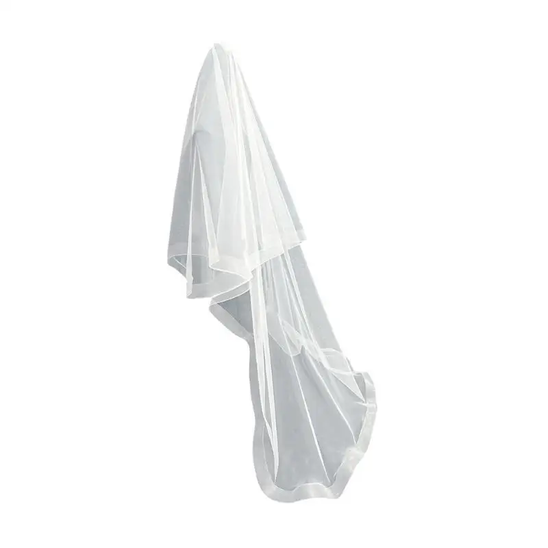 

P9fe 2 Layer White Swedding вуаль для свадебных церемоний для невесты вечеринка свадебная вуал.