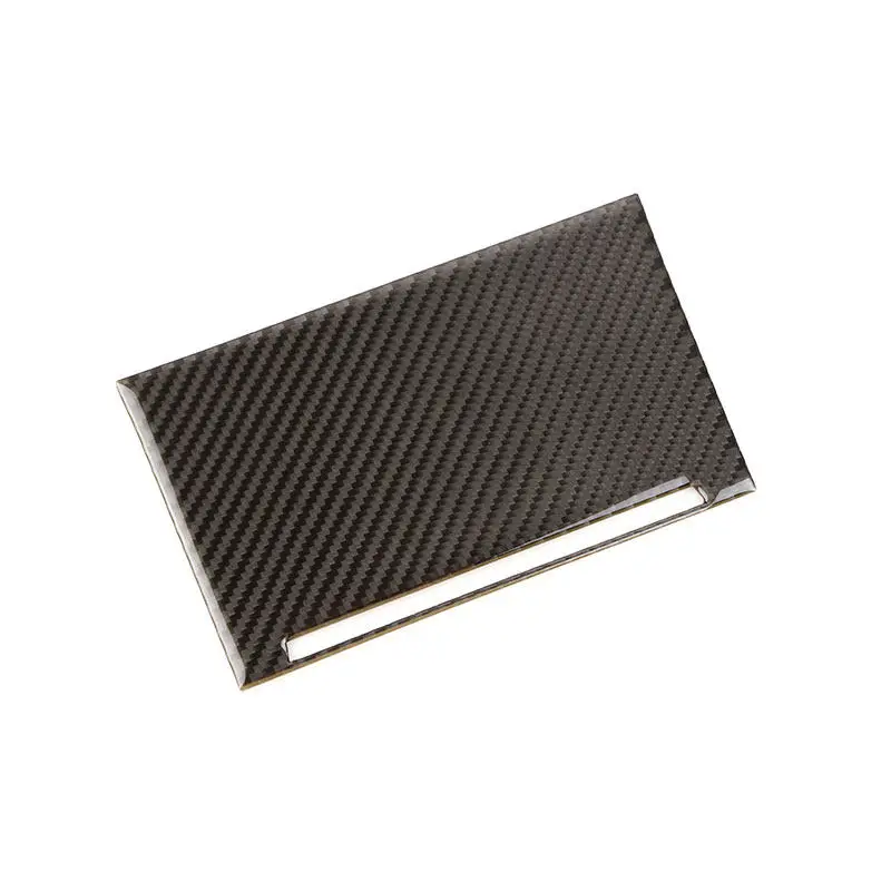 For Skoda Octavia A7 2015 2016 2017 2018 2019 2020 Soft Carbon Fiber Car Central Storage Box Cover Interior Accessories Trim