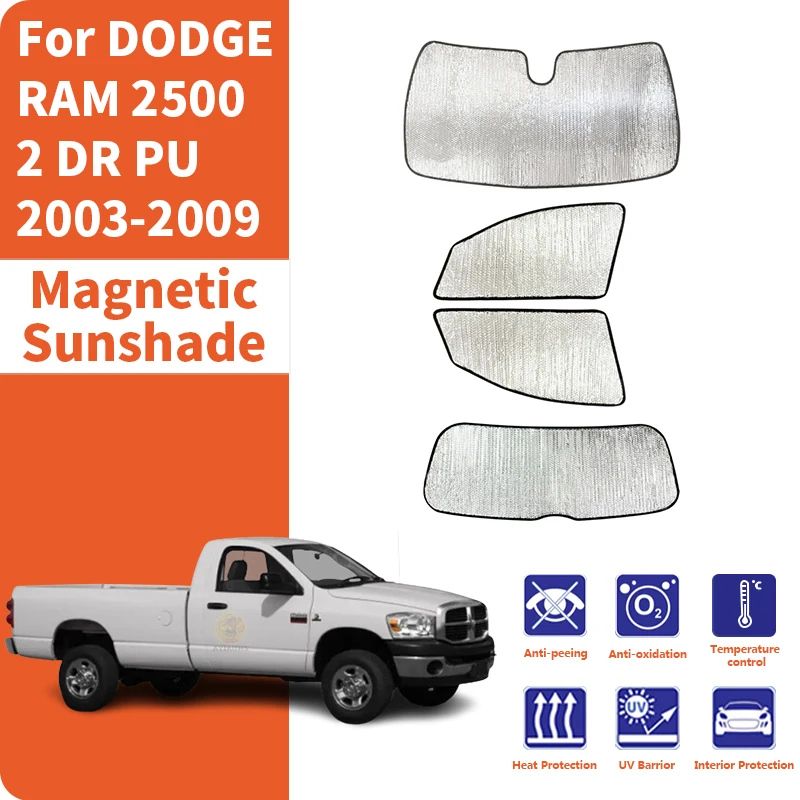 

Солнцезащитные шторки для окон автомобиля, анти-УФ, аксессуары для DODGE RAM 2500 2 DR PU 2003-2009