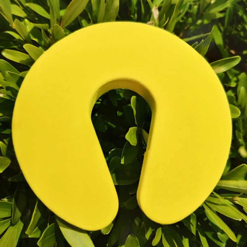 

Soft-Touch Finger Protector Prevents Pinch Injuries EVA Door Stopper Thickened Protective Fabric-Covered Foam Wall-Mounted