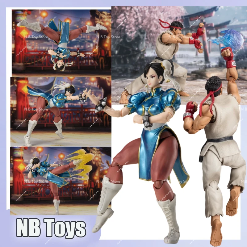 

Pre-sale Reprint S.H.Figuarts SHF Street Fighter Ryu - Costume 2 Chun-Li - Costume 2 Collectible Toy Gift