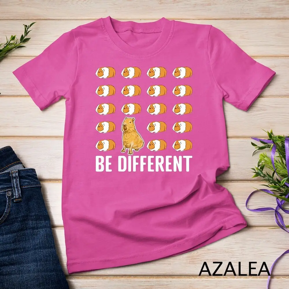 Be different Capybaras Funny Capibara Rodent Capybara T-Shirt Unisex T-shirt