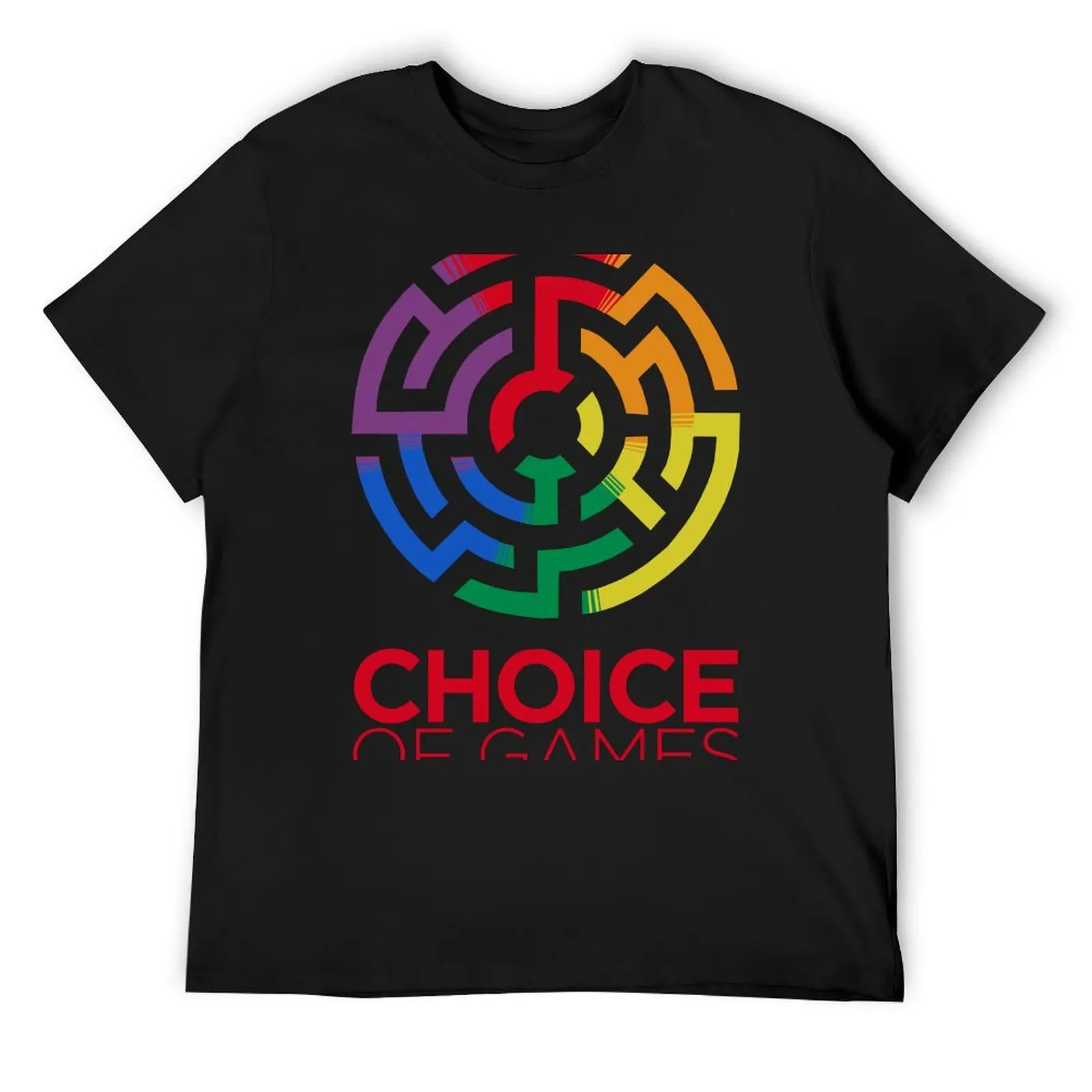 

Choice of Games Rainbow Letter Logo T-Shirt baggy shirts tshirts personalised street wear tshirts for men