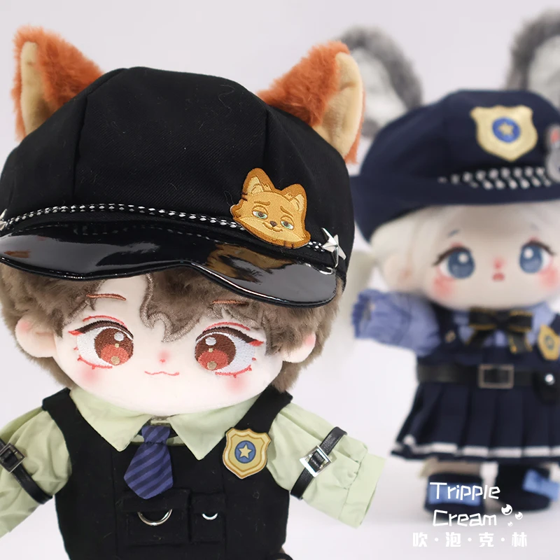 Leuke katoenen poppenkleertjes 10cm20cm Fox Rabbit Mystery Investigation Unisex Mooie pop-outfits Vervangbare speelgoedaccessoires
