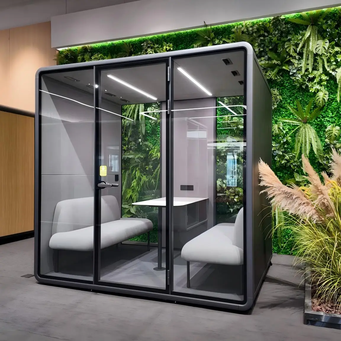 Mobile soundproof room Telephone Booth Office Pod Acoustic Cabin Meeting Pod Silent Booth for Workplace Privacy Use