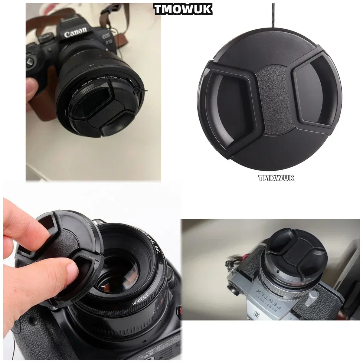 For Hasselblad X1D-100C H5D-60 H6D-100C H6D-400C CFVII50C + 907X CFV-50C 503CW 203FE Camera Lens Cap Protective Cover Center Pin