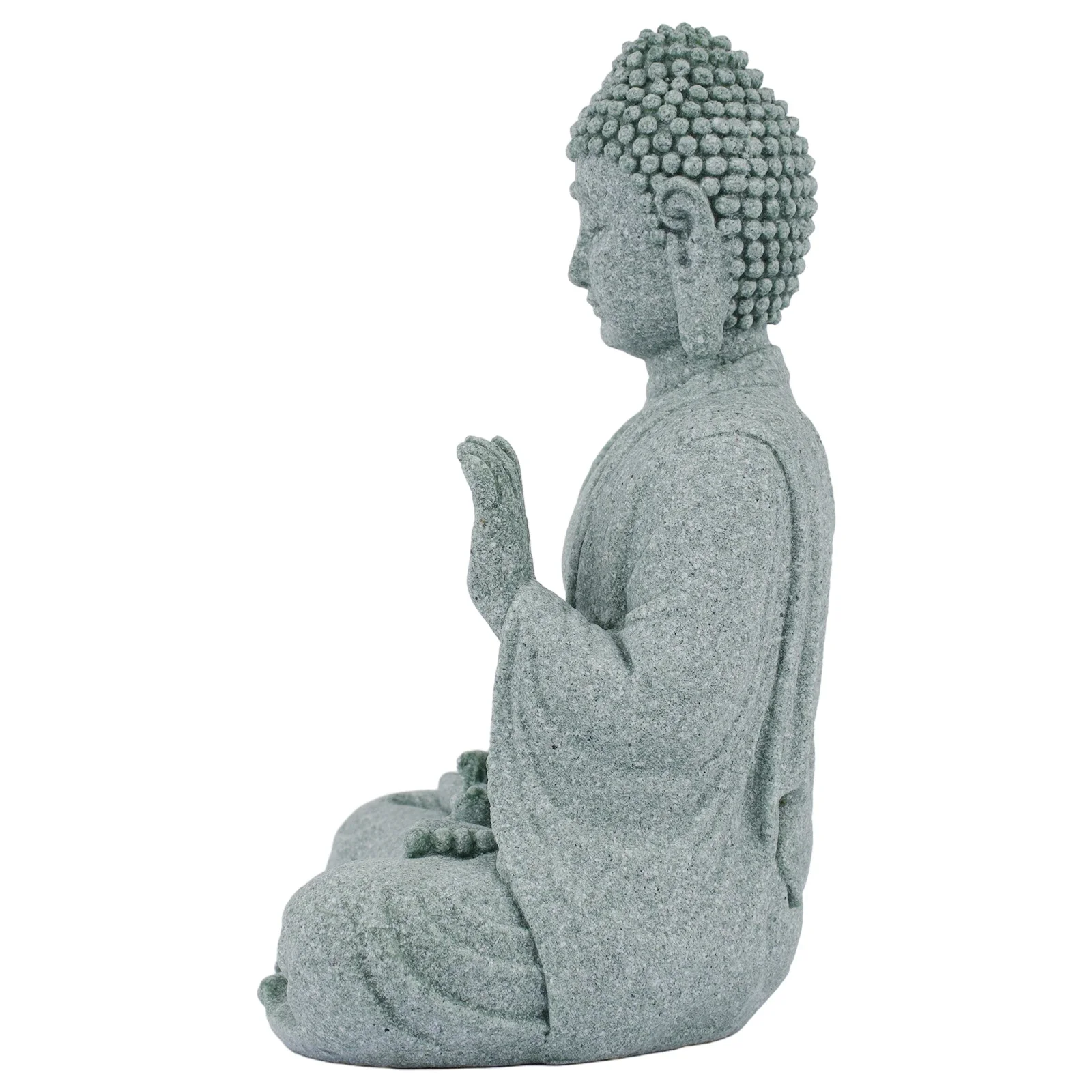 

High Quality Sitting Buddha Resin Garden Ornament Buddha Ornament Sandstone Resin Statue Decor For Home Garden