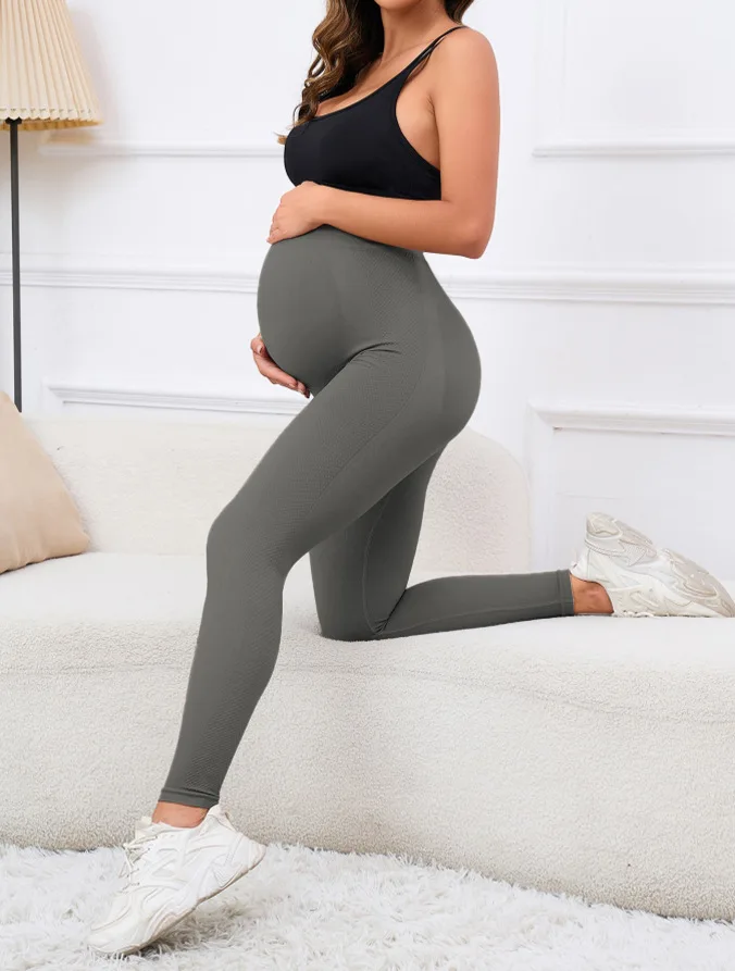Yogahose für schwangere Frauen, Sport-Leggings, lange Hose – Detail 21