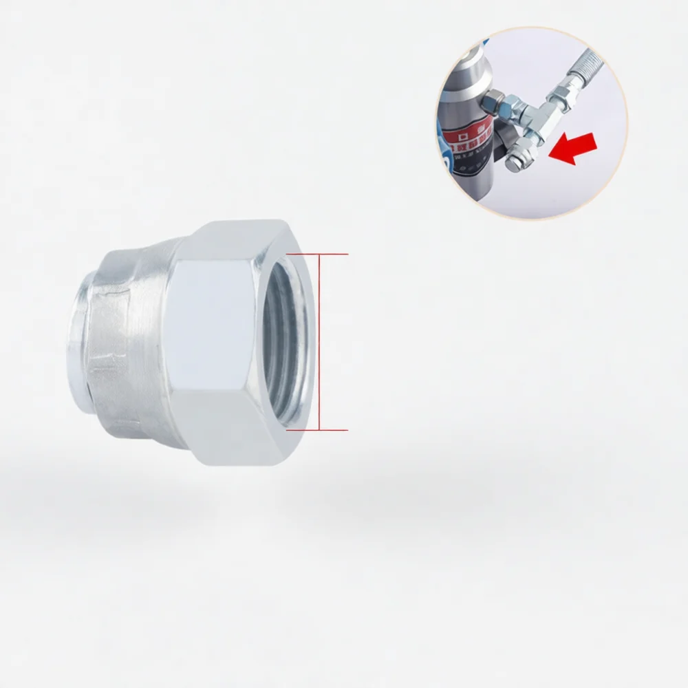 Airless Spray Painting Machine Parts Kit High Pressure Hose Swivel Connector Adapter Tee Plug Pressure Gauge Accessory