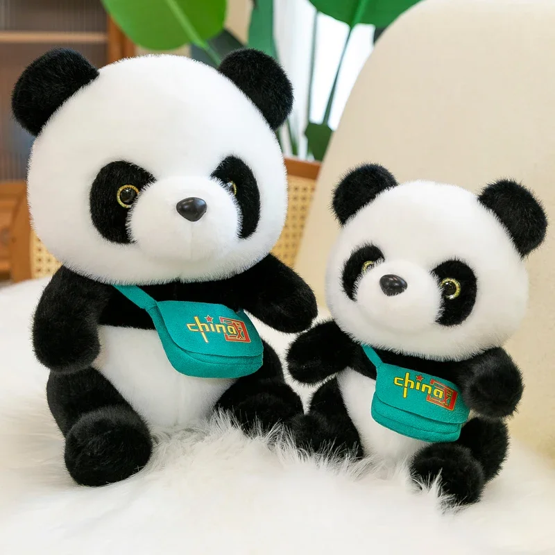 National Treasure Panda Doll Cute Simulation Giant Panda Plush Toy Sent Valentine's Day Gift Doll